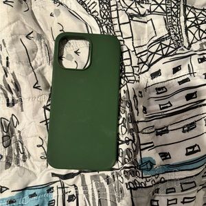 Forest Green iPhone 14 Pro Max Silicone Phone Case